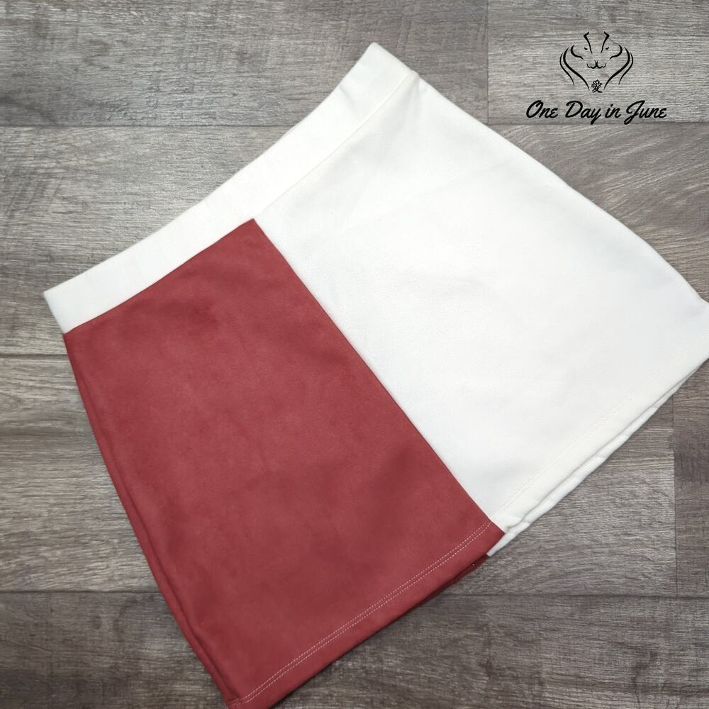 Altar'd State Pull On Mini Skirt Size L